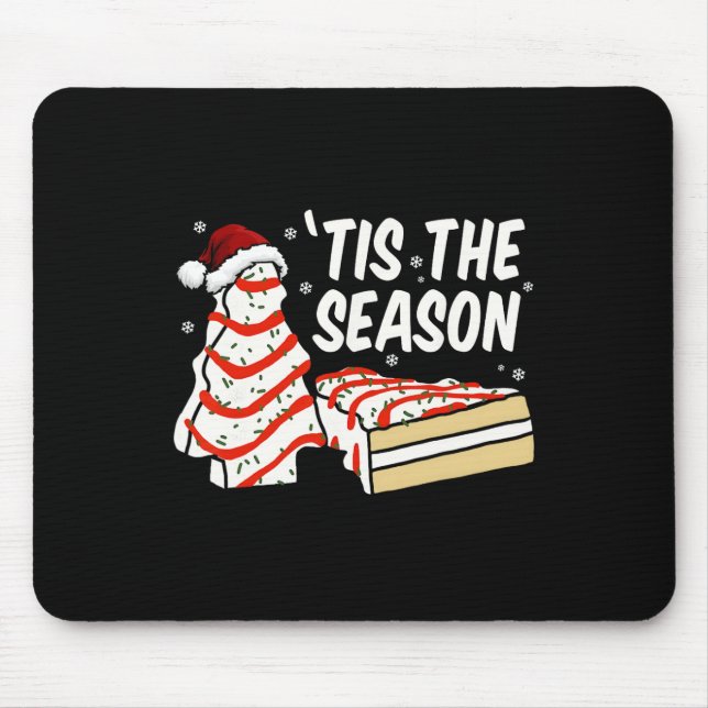 Mousepad Divertido Esta Época Design de Natal (Frente)