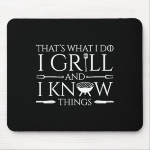 Mousepad Divertido Eu Giro E Sei Coisas De Pai De Churrasco