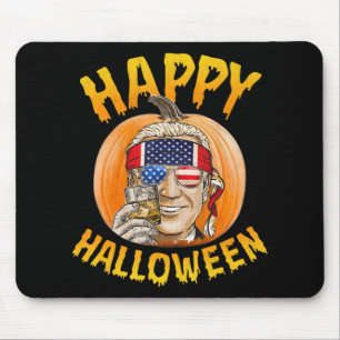 Mousepad Divertido Joe Biden Pumpkin Feliz Dia das Bruxas C