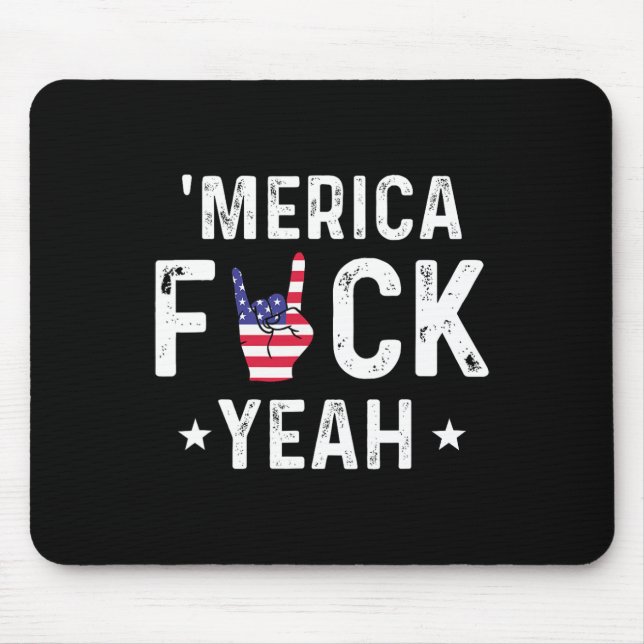 Mousepad Divertido Merica Sim 4 De Julho  (Frente)