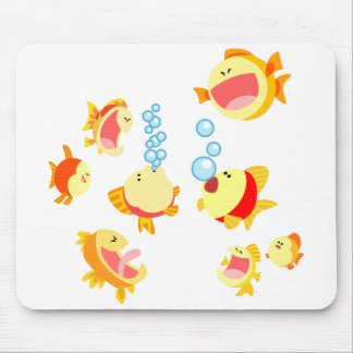 Mousepad Divertido no bastão de animação do tanque de peixe