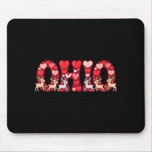 Mousepad Divertido Ohio Veado Partido Centro-Oeste O-h-i-o