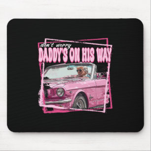Mousepad Divertido Papai Está em Casa Trump Rosa 2024 Leve