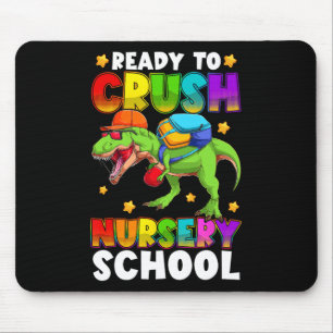 Mousepad Divertido Pronto Para Esmagar Berçário T Rex Prime
