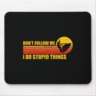 Mousepad Divertido Retro Jet Ski Jetski Piloto de Jet Ski V