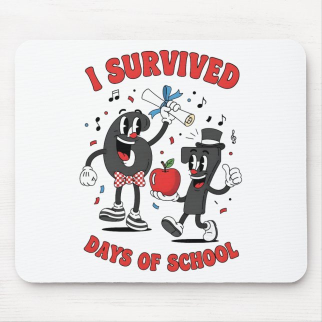 Mousepad Divertido Seis Sete 67 Escola Meme Números Profess (Frente)