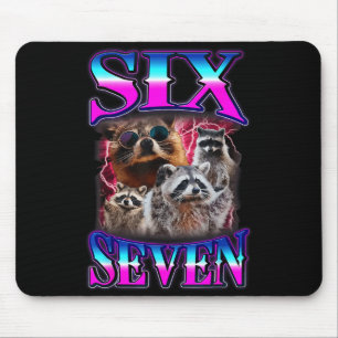 Mousepad Divertido Seis Sete 67 Meme 67 Guaxinim Meme Bootl