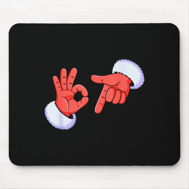 Mousepad Divertido Seis Sete 67 Meme 6 7 Natal Papai Noel M (Frente)