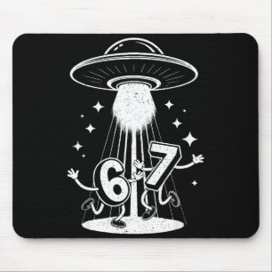 Mousepad Divertido Seis Sete 67 Meme Internet Meme Ufo Gera
