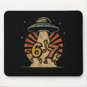 Mousepad Divertido Seis Sete 67 Meme Meme de Internet Ufo G