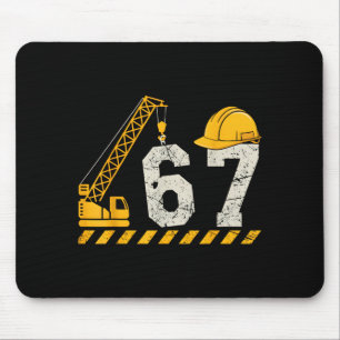 Mousepad Divertido Seis Sete 6 7 Design de Meme para Homens
