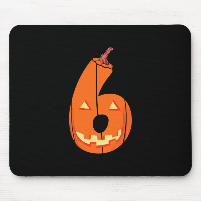 Mousepad Divertido Seis Sete 6 7 Meme Design Casais Hallowe (Frente)