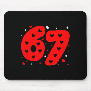 Mousepad Divertido Seis Sete 6 7 Meme Gen Alpha Gíria 6 7 V