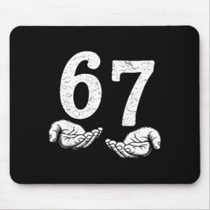 Mousepad Divertido Seis Sete 6 7 Meme Geração Alfa Gíria 6