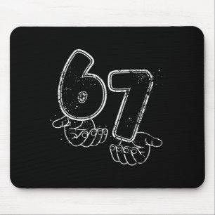 Mousepad Divertido Seis Sete 6 7 Meme Geração Alfa Gíria 6