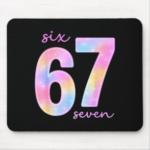 Mousepad Divertido Seis Sete 6 7 Meme Geração Alpha Gíria 6