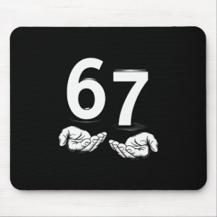 Mousepad Divertido Seis Sete 6 7 Meme Geração Alpha Gíria 6