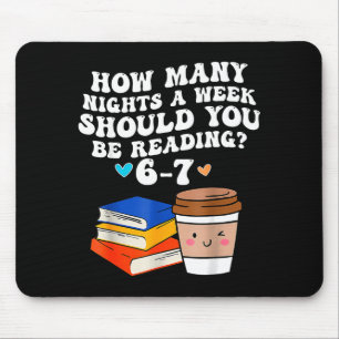 Mousepad Divertido Seis Sete 6 7 Meme Professor Lendo 6-7 6