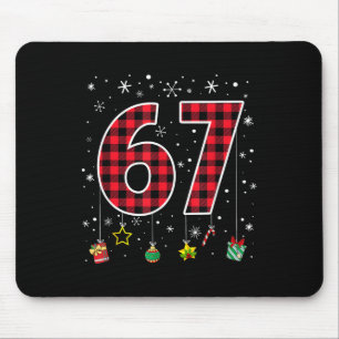 Mousepad Divertido Six Seven 6 7 Meme 67 Natal Xadrez Verme