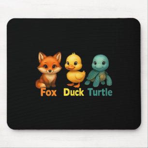 Mousepad Divertido Trump Sutil Raposa Pato Tartaruga Animal