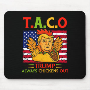 Mousepad Divertido Trump Taco Trump Sempre Desiste 11