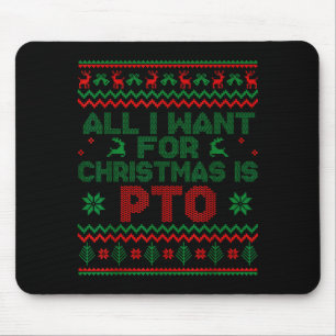 Mousepad Divertido Tudo Que Eu Quero Para O Natal É Pto Cam
