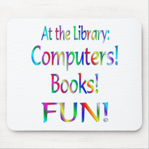 Mousepad Divertimento da biblioteca