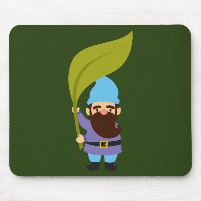 Mousepad Divertimento dos gnomos do jardim (Frente)