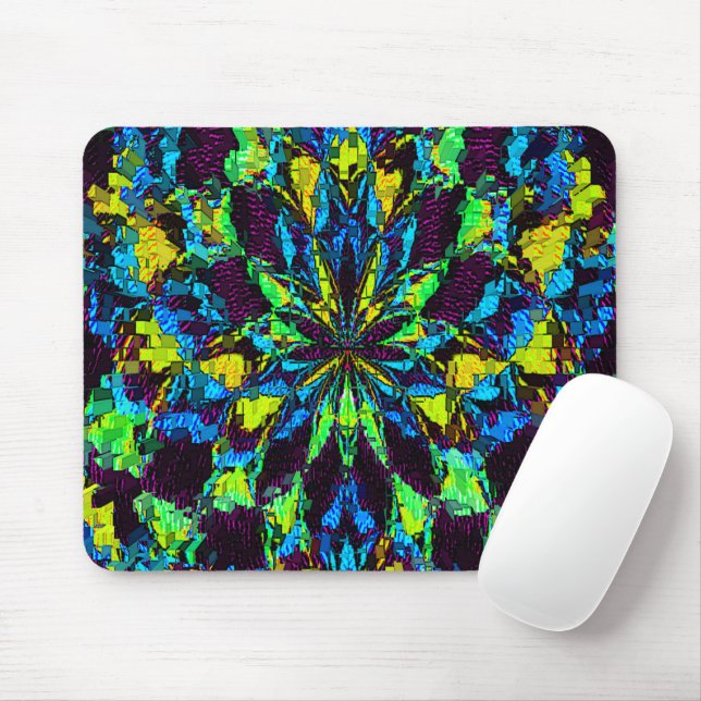 Mousepad Divertimento florescente nos anos 60... (Com mouse)