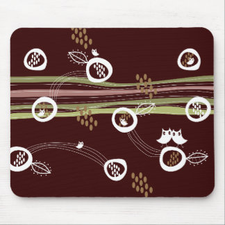Mousepad Divertimento lunático bonito do ninho das listras
