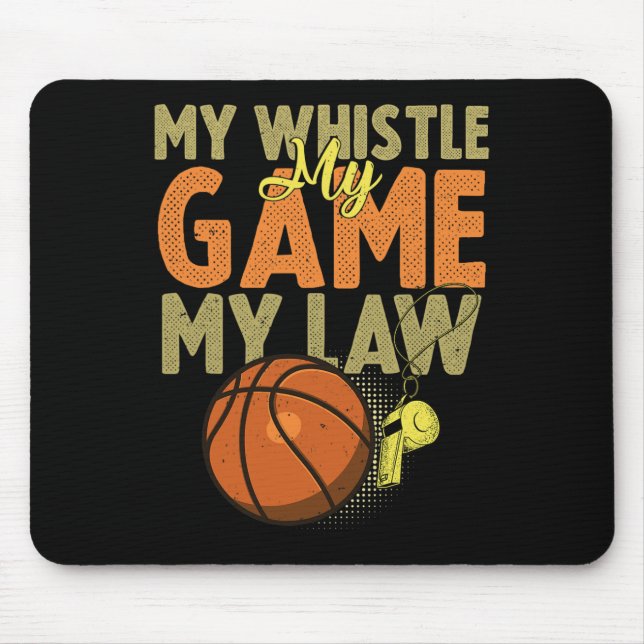 Mousepad Divirta-se Referendo Citações Presente I Hoops Ref (Frente)
