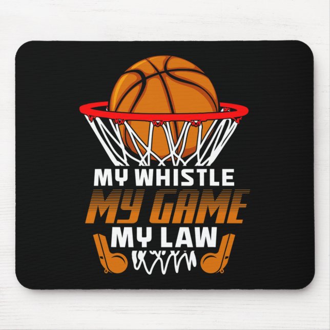 Mousepad Divirta-se Referendo Citações Presente I Hoops Ref (Frente)