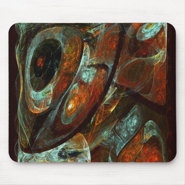 Mousepad Divisão de Abstrato de Tempo (Frente)