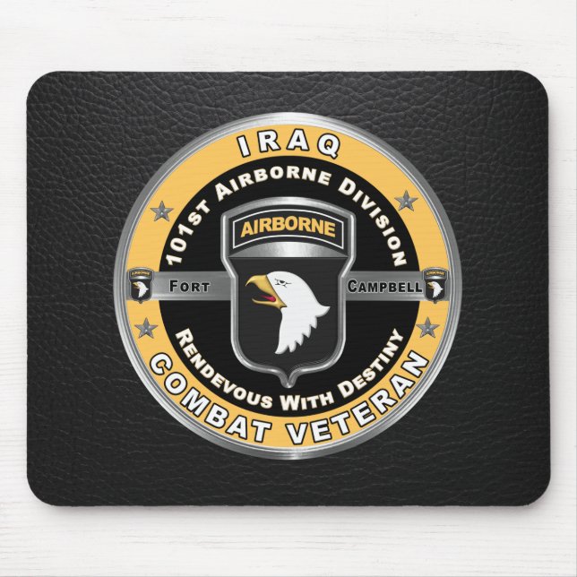 Mousepad Divisão de Aeronaves da rua Iraque Veterano (Frente)