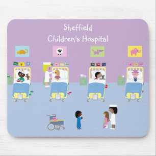 Mousepad Divisão de hospital de crianças customizável