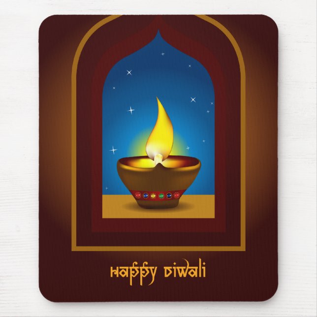 Mousepad Diwali feliz (Frente)