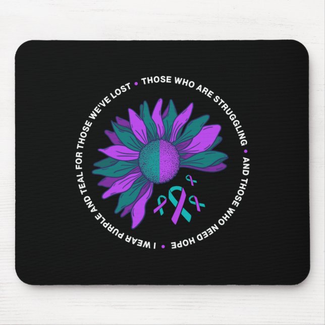 Mousepad Dizendo Prevenção ao Suicídio Masculino (Frente)