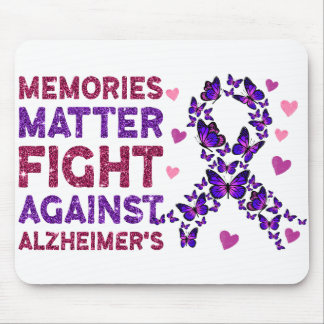 MOUSEPAD DIZER DE CONSCIENTIZAÇÃO E APOIO À ALZHEIMER