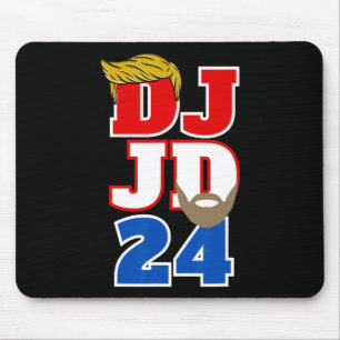 Mousepad Dj Jd 24 Trump Hair Vance Beard 2024 Republican Me