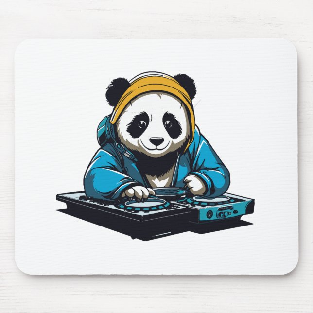 Mousepad DJ Kawaii Panda (Frente)
