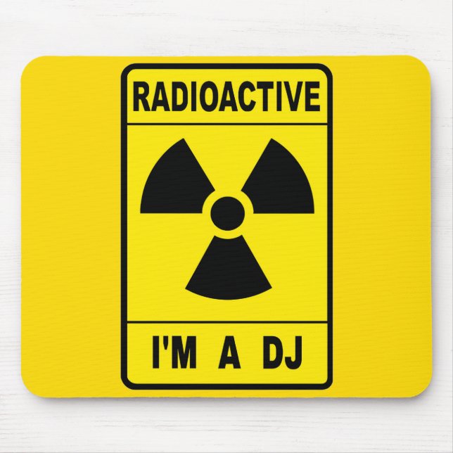 Mousepad DJ radioativo (Frente)