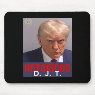 Mousepad Djt - Trump Mug Shot - 24 De Agosto De 2023