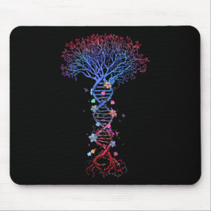 Mousepad Dna Tree Root Life Geneticamente Funny Earth Day A