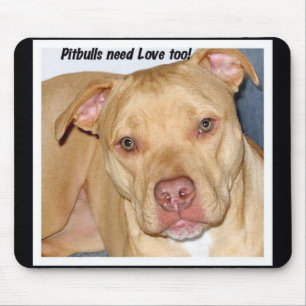 Mousepad do amor da necessidade de Pitbulls