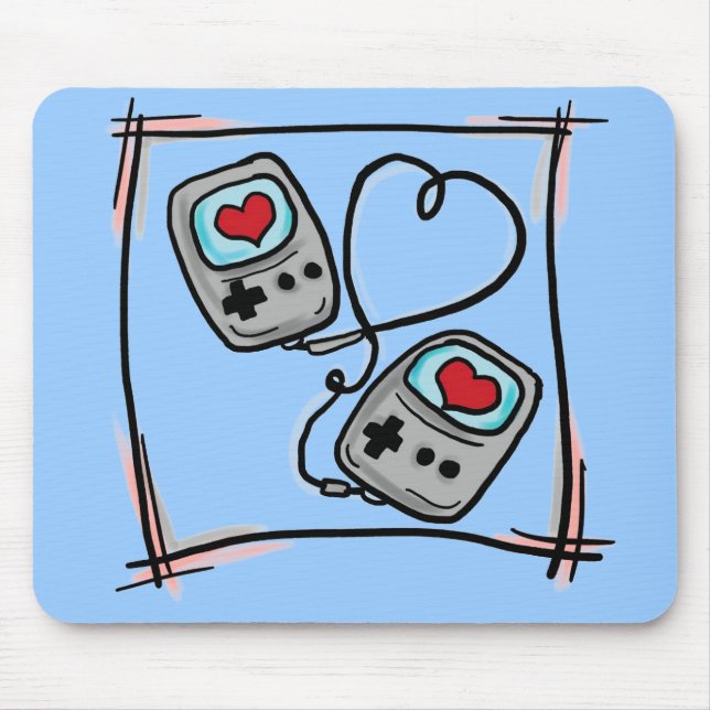 Mousepad do amor do Gamer (Frente)