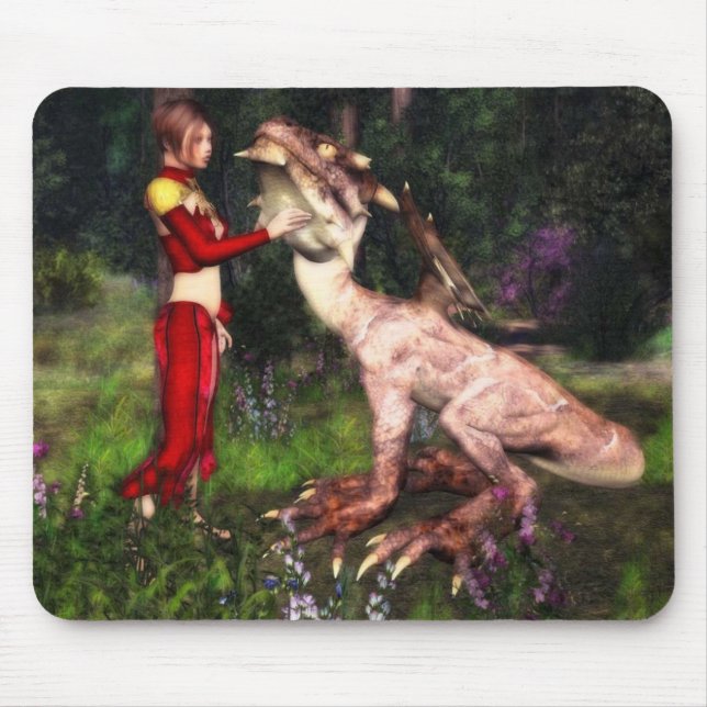 Mousepad do animal de estimação do dragão (Frente)
