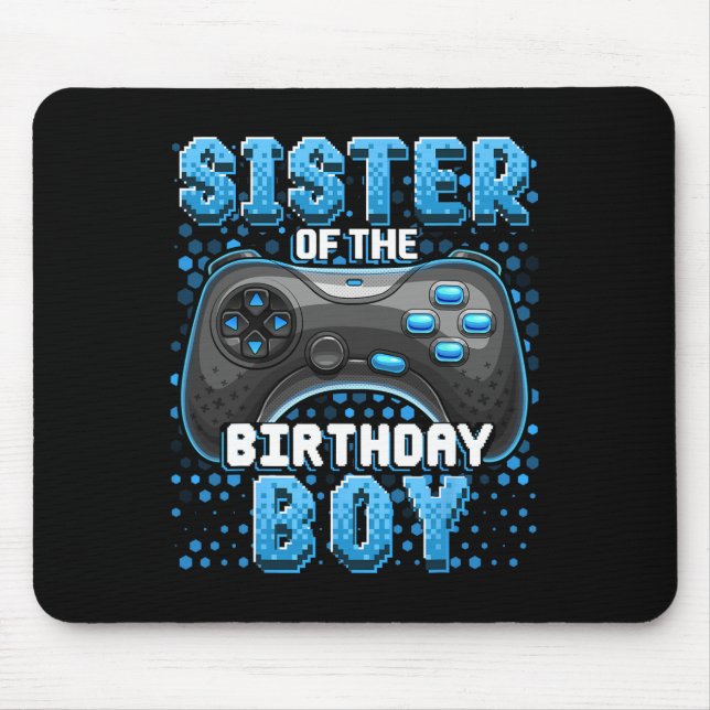 Mousepad Do Aniversário Do Jogo De Vídeo De Aniversário Do  (Frente)