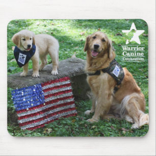 Mousepad do azevinho e do filhote de cachorro