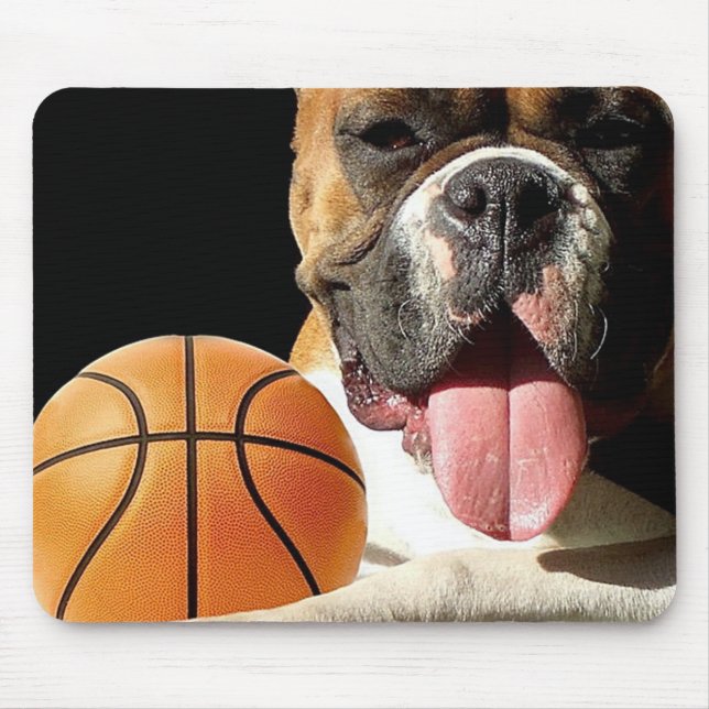 Mousepad do basquetebol do pugilista (Frente)