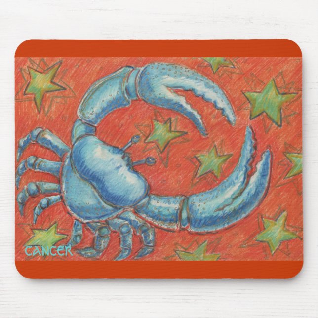 Mousepad do Cancer zodiac (Frente)